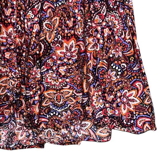 JASON WU Floral Halter Cut Out Back Tiered Maxi Dress Size L - Picture 5 of 12